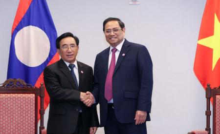 Thủ tướng Phạm Minh Chính gặp Thủ tướng Lào và tiếp xúc song phương các nhà lãnh đạo ASEAN