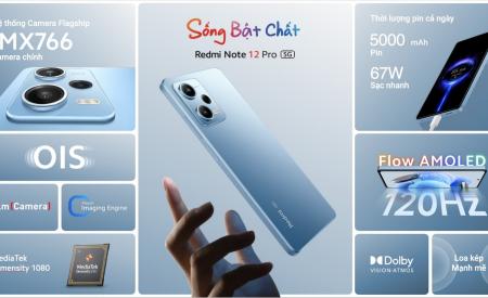 Xiaomi ra mắt dòng Redmi Note 12, cùng MONO truyền cảm hứng “Sống Bật Chất” cho thế hệ trẻ Việt Nam
