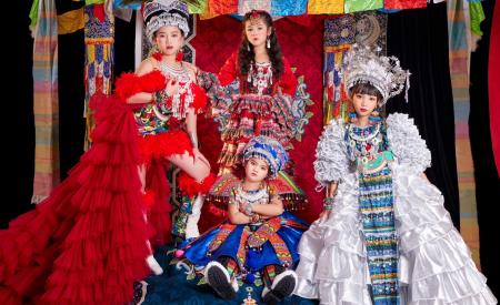 Mẫu nhí Phùng Thảo Nghi, đam mê catwalk, thỏa sức ước mơ.