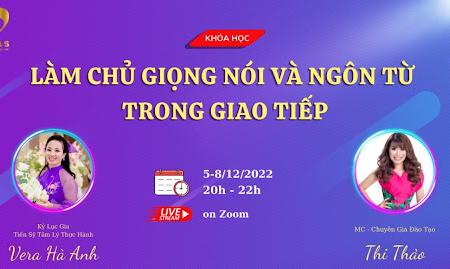 Diễn giả, MC Thi Thảo “Với phương pháp nhận diện và đọc vị người nói chuyện chỉ sau một phút”